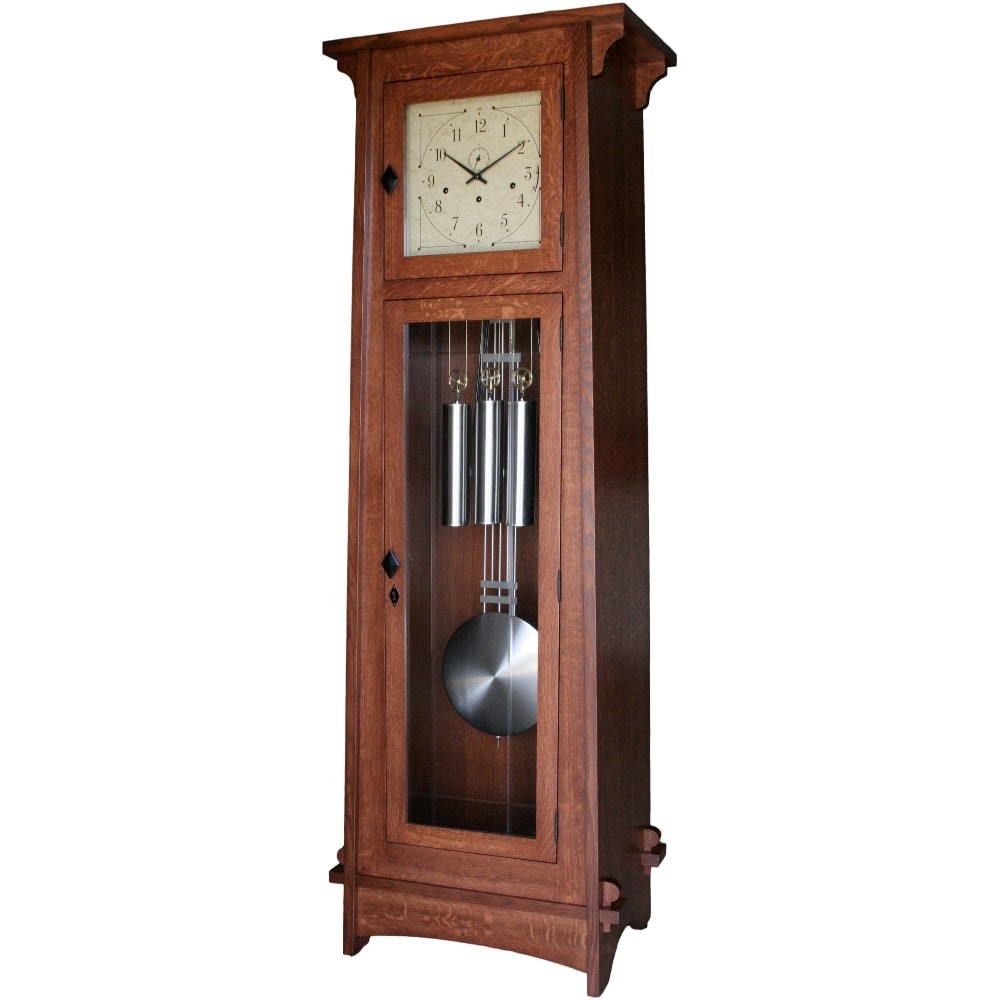 mission grandfather clock hermle