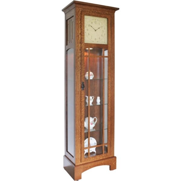 mission grandfather clock with battery movement