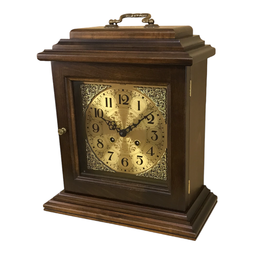 amish mantel clock wooden