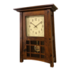 custom amish mantel clock wooden