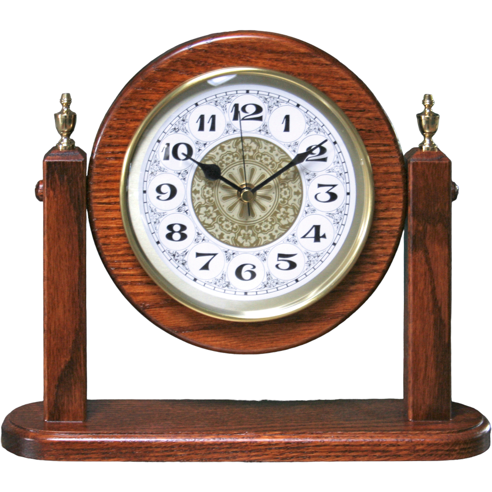 custom amish table or mantel clock