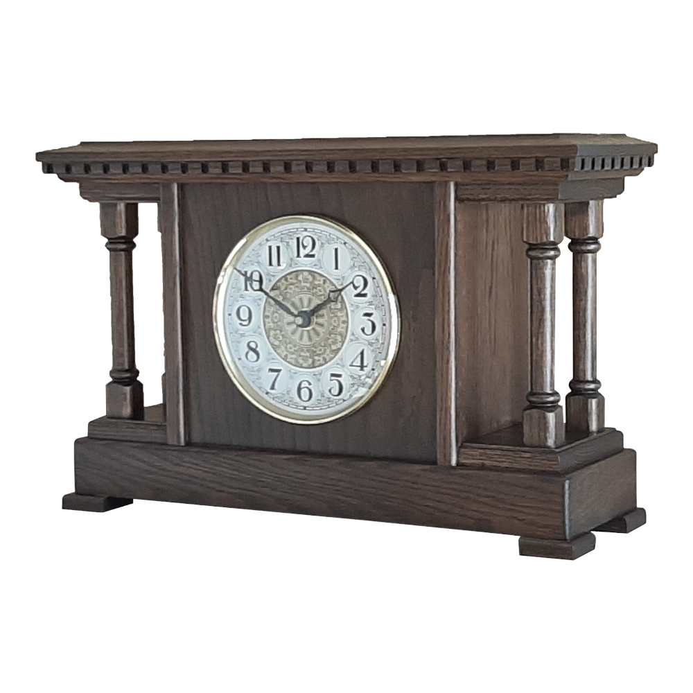 amish mantel clock custom made