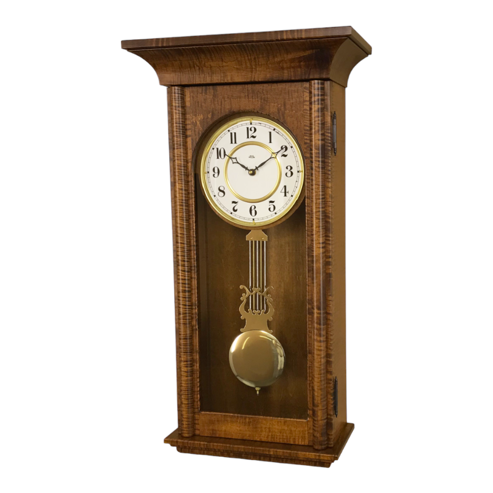 amish wall clock handmade custom