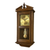 custom amish wall clock elm wood