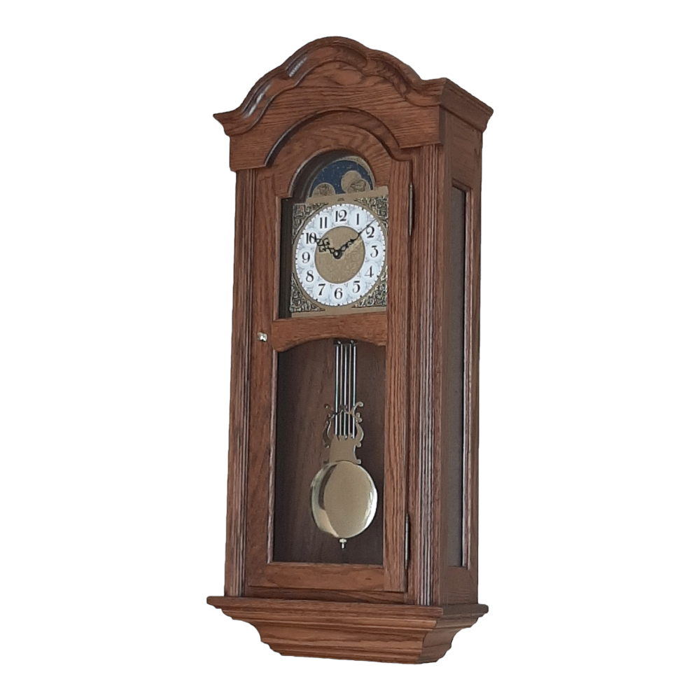 amish wall clock with hermle movement