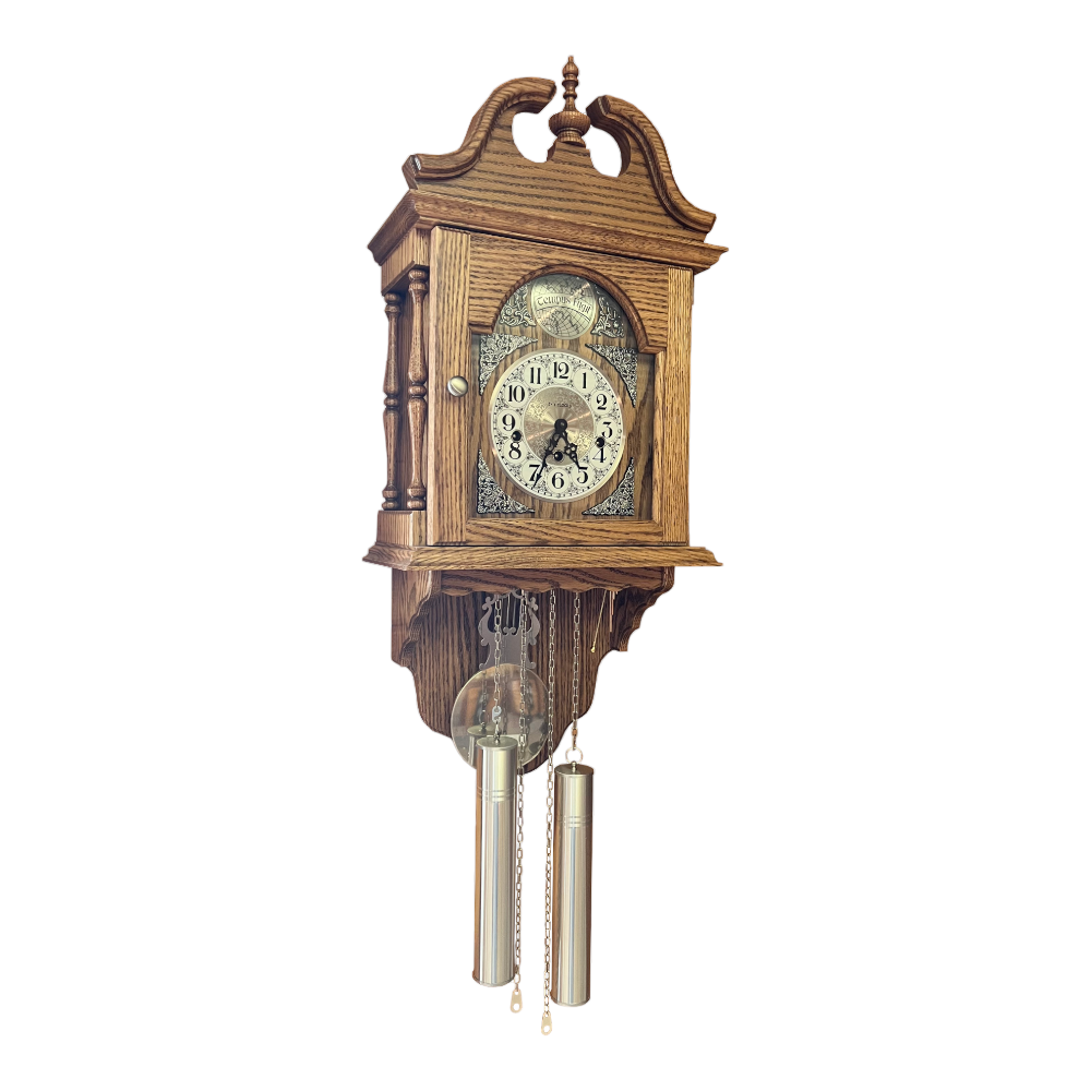 amish wall clock custom made in usa
