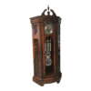 amish custom grandfather clock curio cabinet