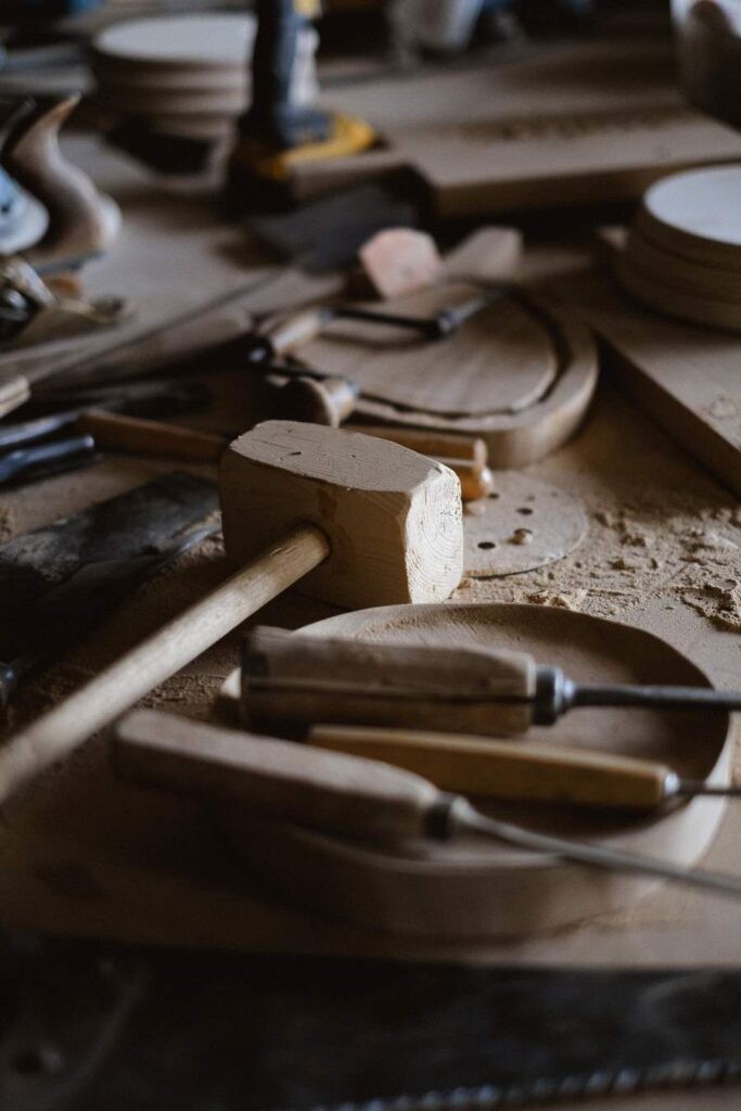 Craftsman's woodworking tools