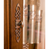 amish grandfather clock custom made in usa door latch