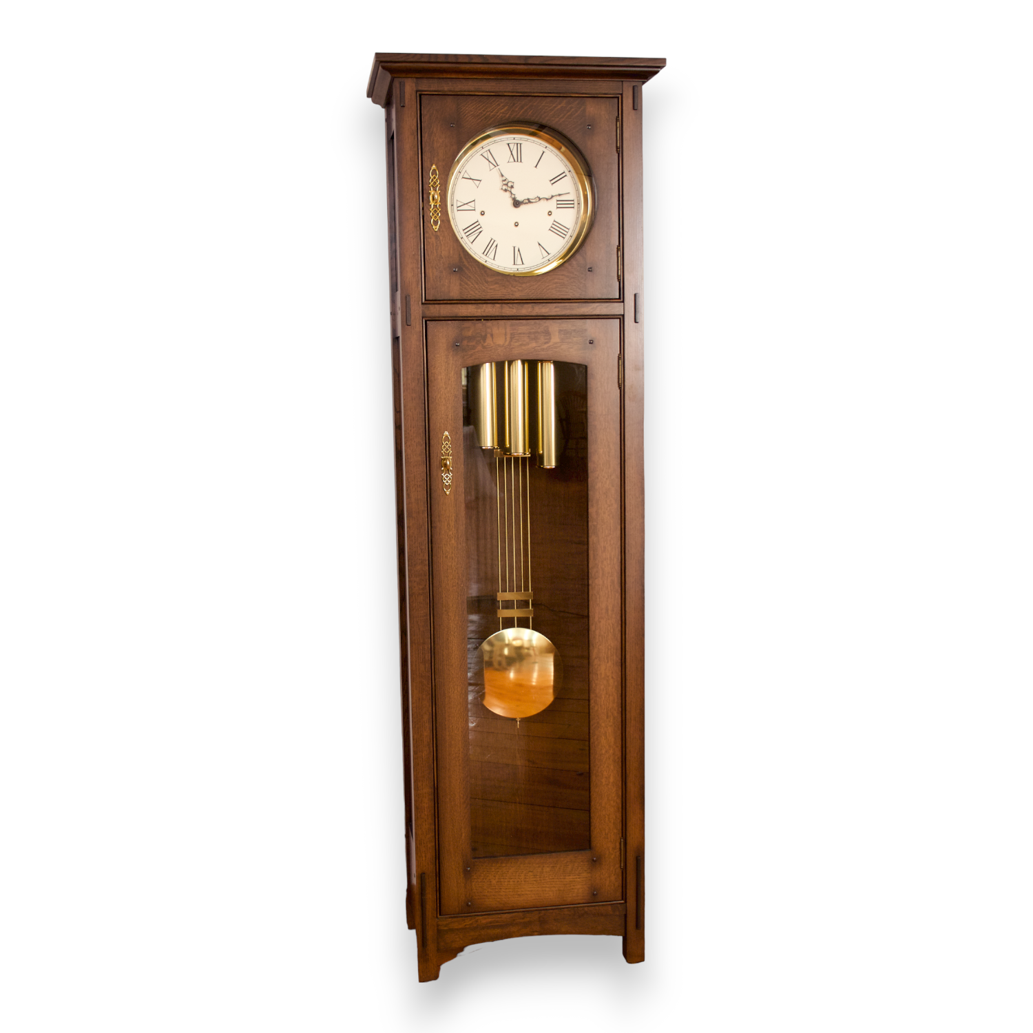 custom amish grandfather clock made in usa