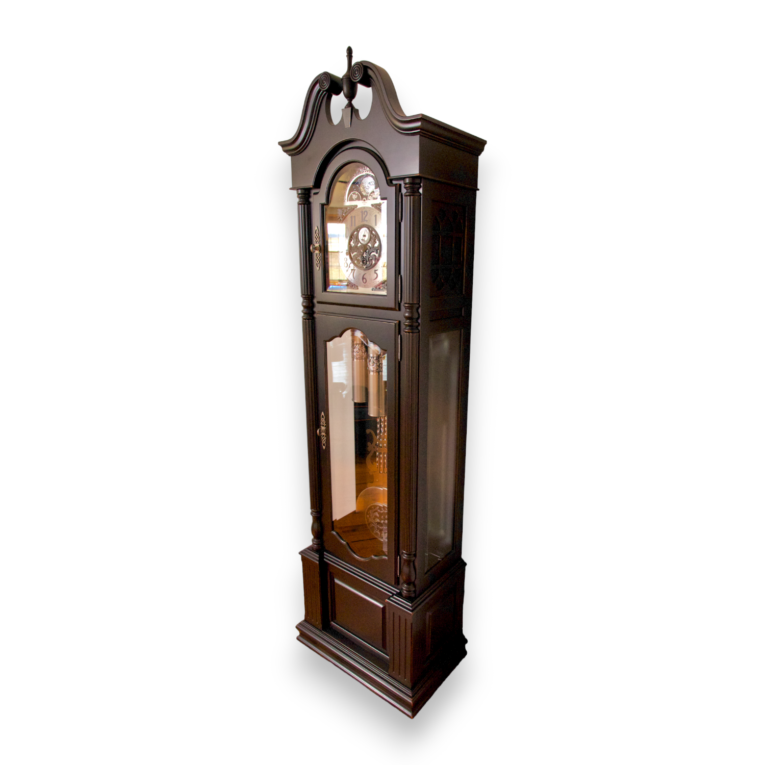 custom amish grandfather clock solid wood